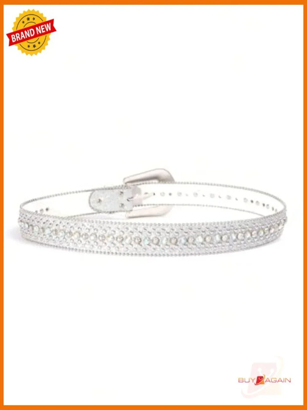 Western Rhinestone Belt with Crystals for Women Gothic Cowboy Belt
